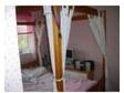 four poster bed pine. four poster pine double bed with....