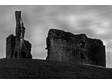 Castle Ruins 12 x 8 Black and White print by Lhosphotography
